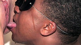 Interracial loving fetish slut feet fucked cumshot