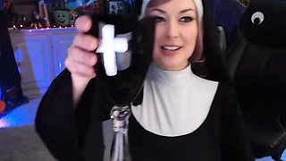 Amateur striptease and Solo masturbation