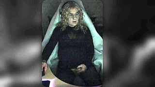 Tgirl Chilling, smoking and teasing herself