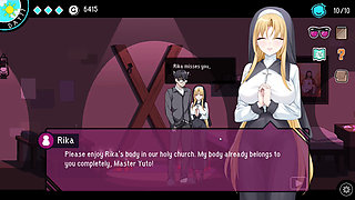 Hentai Game - Church Hentai Sex Scenes 3 (Rika The Lewd Nun Heroines) - The Censor