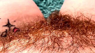 Amateur close up hairy pussy PinkClit