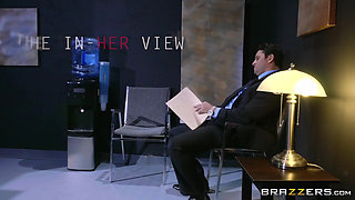 Ballerina Anna De Ville Treats Nervous Preston to a Hot Anal Creampie in Office