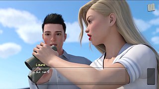 Hot blonde with big boobs plays with adult toys and enjoys some solo fun