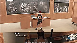 Jude Attends Blowjob Course In Slaves Factory And Getting Hard Balls Play From Mistress Madlen With Sissy Crossdresser