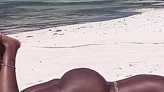 Massage Naked on a Public Beach