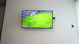 Latina amateur couple real homemade - colombian girlfriend watching soccer POV big ass multiple cum