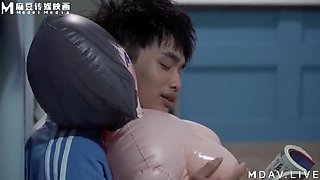 MD-0160 Shen Na Na Song Nan Yi Big Tits Asian Uncensored Blowjob Doggy Style College Babe HD
