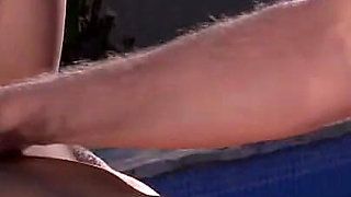 Sexy Young Brunette for Two Big Hard Cocks