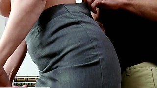 Big assed busty tit fuck and blowjob