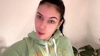 Coquette Footjob and Deep Throat Blowjob with Facial Cumshot