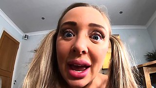 Blonde Teen Solo Masturbating On Webcam