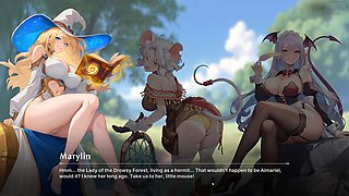 Visual novel game, erotic game, anime porn