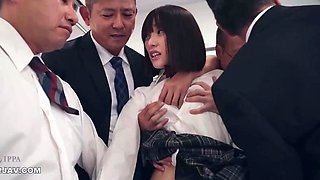 Group sex hardcore double blowjob swallowing cum