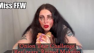Onion Tear Challenge Real Tears Ruined Makeup