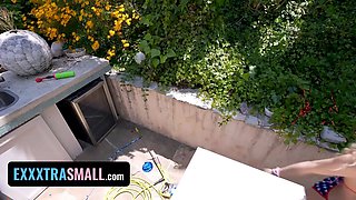 Cecelia is a bombshell with a luscious figure and one mission: prepping the best 4th of july grill fest