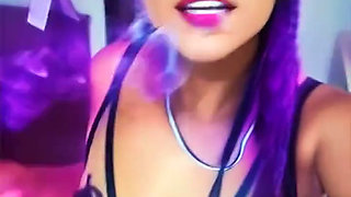 Sexy Ass Latina Smoking Break During Friday Fuck Festival