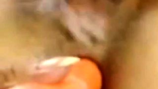 Colombian Cam Model Squirts with Anal Dildo