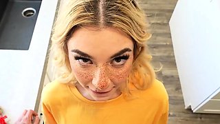 Petite Stepsister Demi Is Excited To Have Her Stepbrother