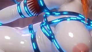 3D Hentai Cowgirl Doll - Smart Ropes Control & Float Ahegao