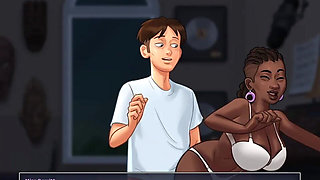 Black Teacher Loves Riding 18 Plus College Boy's Huge Cock Cowgirl Sex