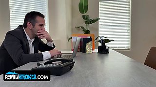 Bratty step-mother aderes quin gets disciplined by daughter-in-law delilah dagger