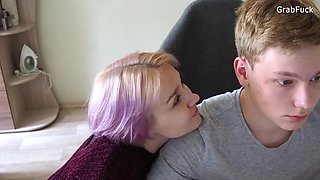 Bold Russian beauty surrenders to intense passion during hub