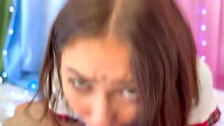 Sexy Little Brunette Teen Cutie: The Horny School Girl