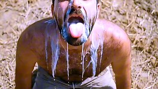 Mature Farmers' Steamy Field Threesome