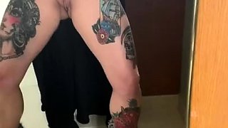Tattooed Babe Joanna Angel Sneaky Masturbating BTS