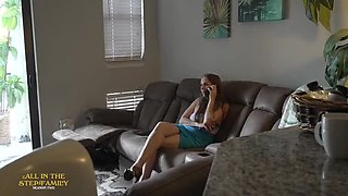 Stepmom Kymber Leigh Gives Blowjob Facial Surprise For Anniversary Present
