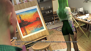 Taboo University - Green Hair Emo Artist Says I Am Her Muse