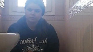 Watcher on Toilet