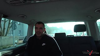 Downright real towheaded trust stranger who shag her in driving camper