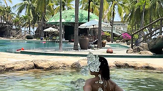 Boobs Flashing Outdoor, Ahegao, Spit, Getting Wet