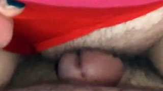 My Stepmom Caught Me Jerking off and Decided to Help Me Cum