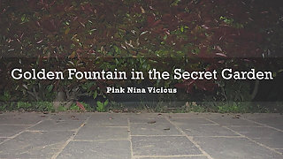 Golden Fountain in the Secret Garden