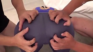 Big Butt Brunette Lesbian Outdoor Anal