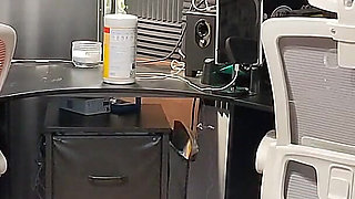 Buttcrack Exposed Dusting Home Office