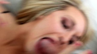 Blowjob cumshot whore gargles pov bukkake fetish cum
