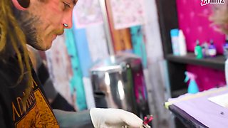 Nikolaz Zpageti And Lily Lu In Big Dicks With Couple Inked Foursome Merry Gets Tatted