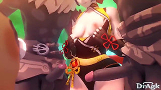 Genshin Impact Girls Getting Fucked Compilation Shogun Jean Eula Yae Miko Aether- by Dragk Hentai