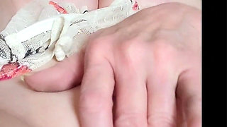 Close up Clit Rubbing - My Big Tits Bouncing Right Behind
