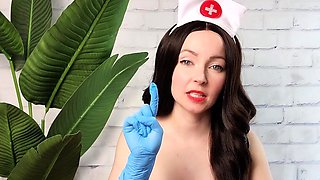 Flexible pale brunette with foot fetish does hot footjob