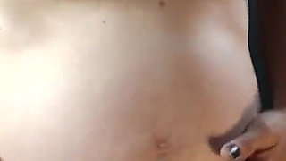 8 1/2 Months Pregnant Girlfriend Satisfies Boyfriends Smoking Fetish