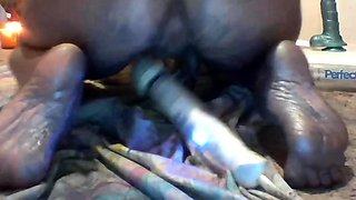 Hot Black Maid Does Some Webcam Black and Ebony