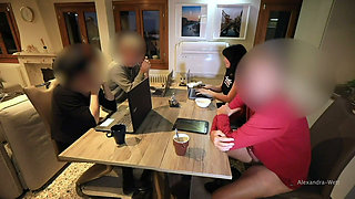 Omg! I Pulled Out His Cock in Restaurant in Public!