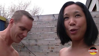 Asian Beauty Is Ready for Some German Dick