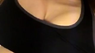 Great Big Boobs On Masturbating Redhead