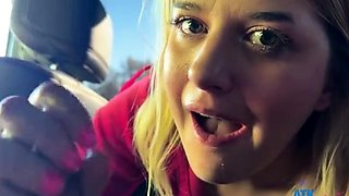 Magdalenas ride in the bathroom Anal Blonde Blowjob Cumshot