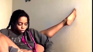 Hot Black Maid Does Some Webcam Black and Ebony